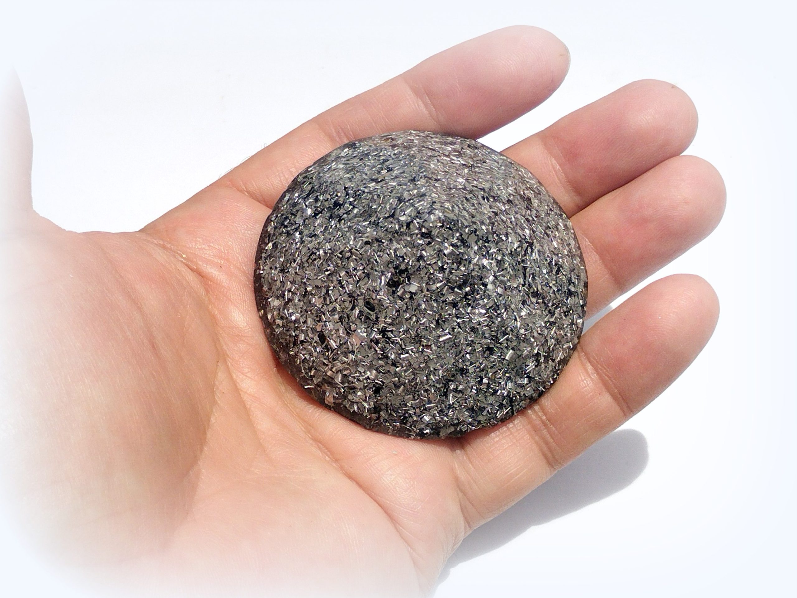 Orgonita 100% pura o electronite en forma de diamante