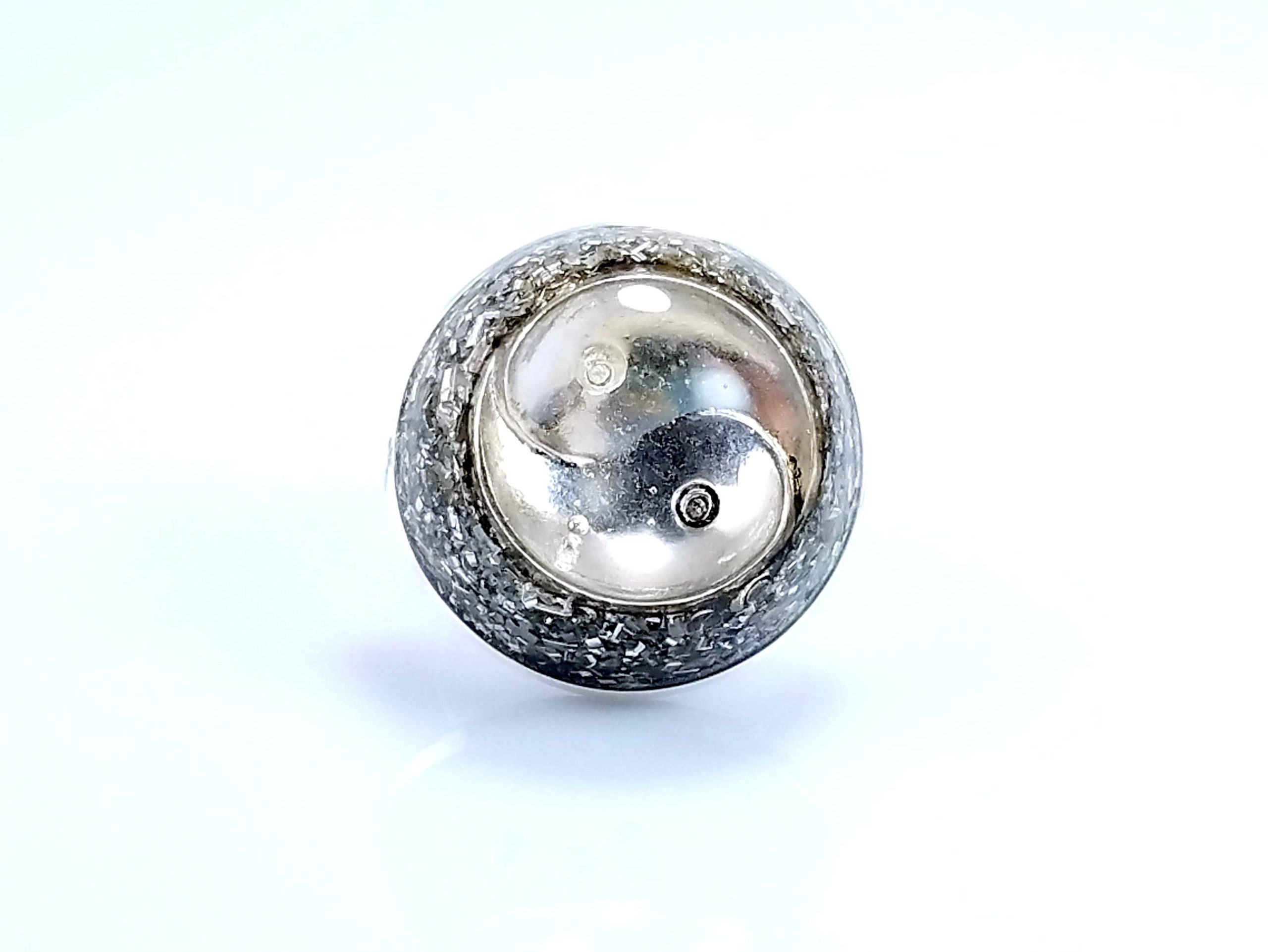 Anillo de orgonita Yin-Yang