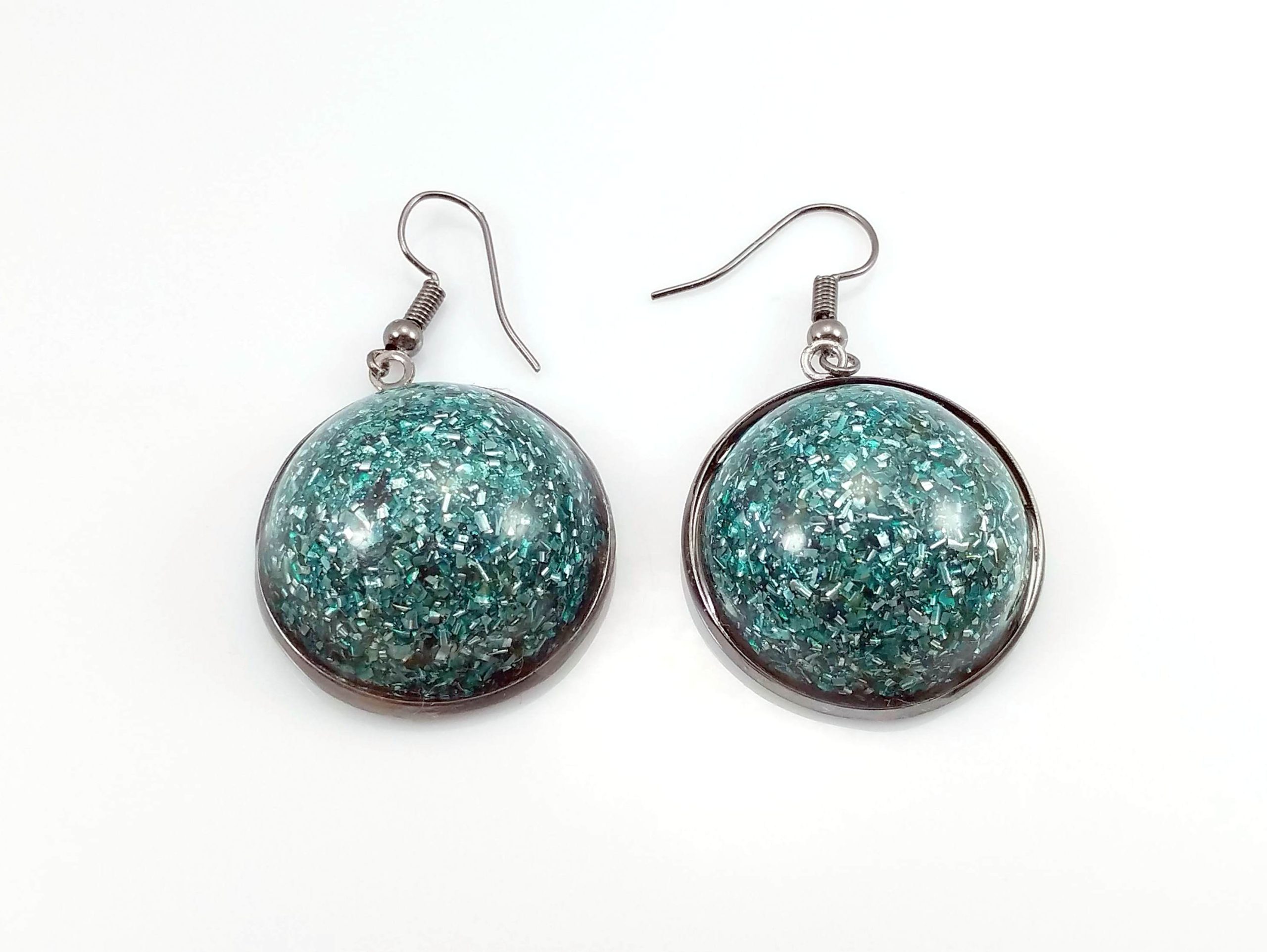 Pendientes de orgonita pura electronite