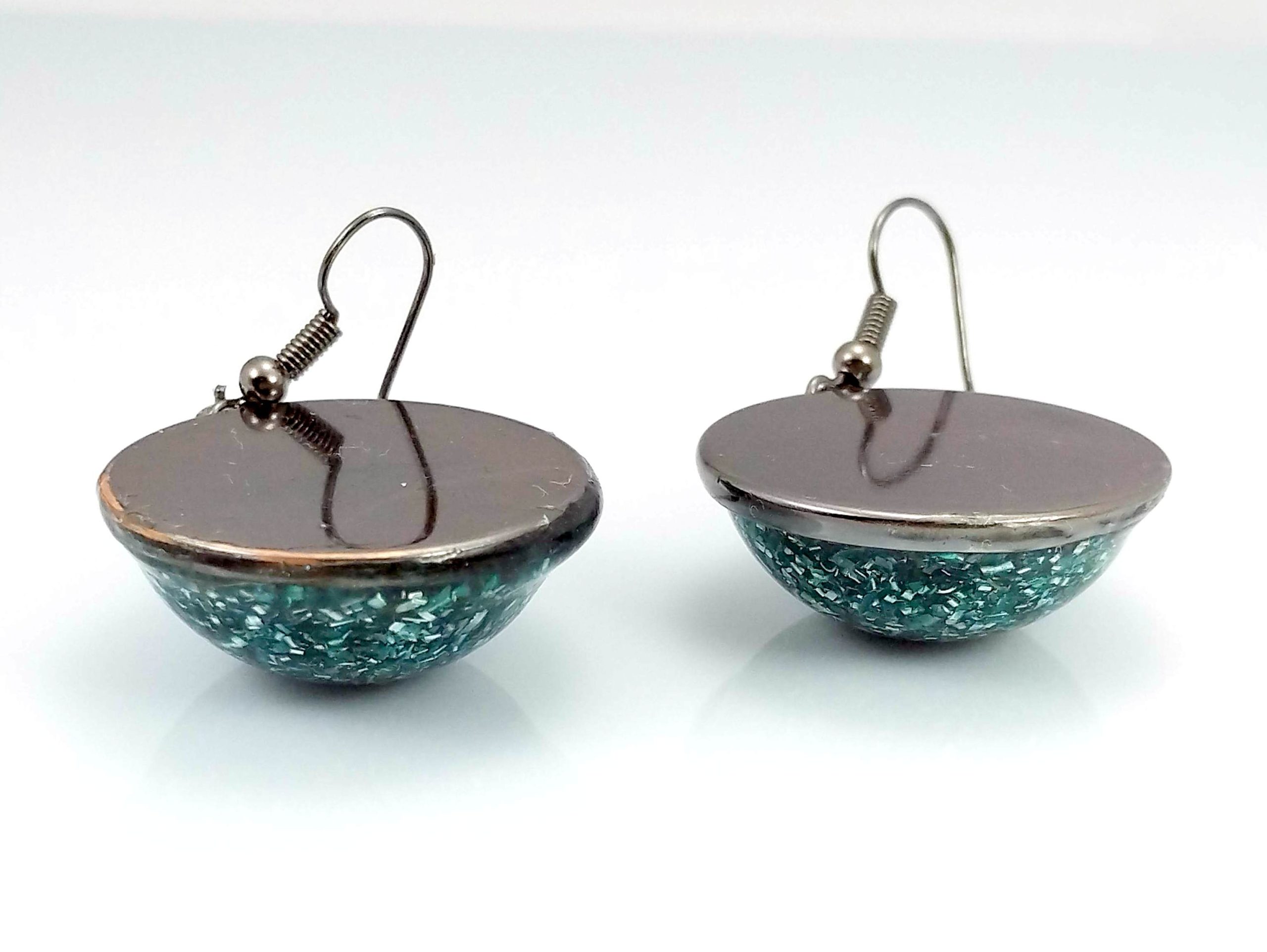 Pendientes de orgonita pura electronite