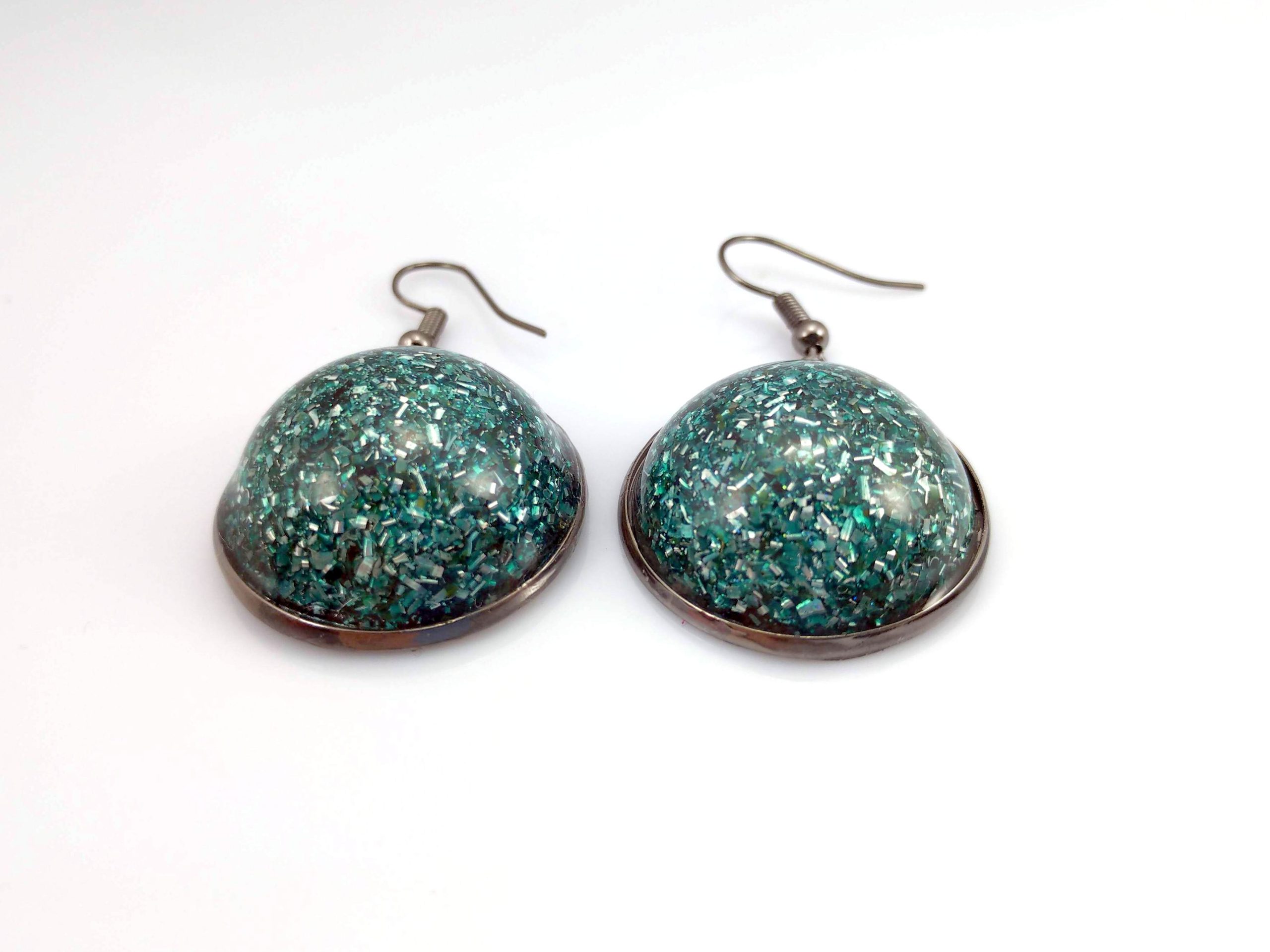 Pendientes de orgonita pura electronite