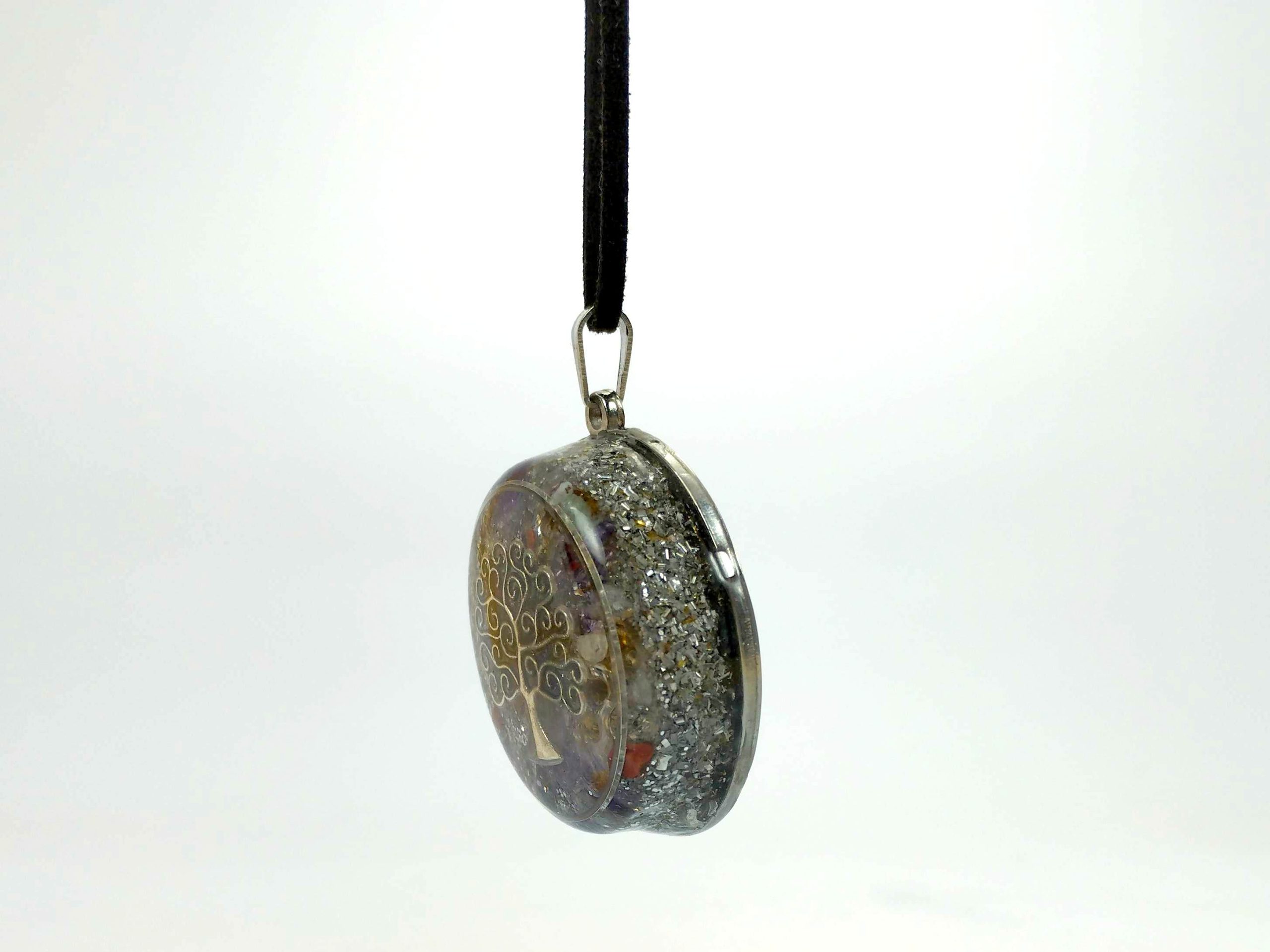Colgante de orgonita Árbol de la Vida grande orgonite auténtico Colgante de orgonita Árbol de la Vida grande orgonite auténtico