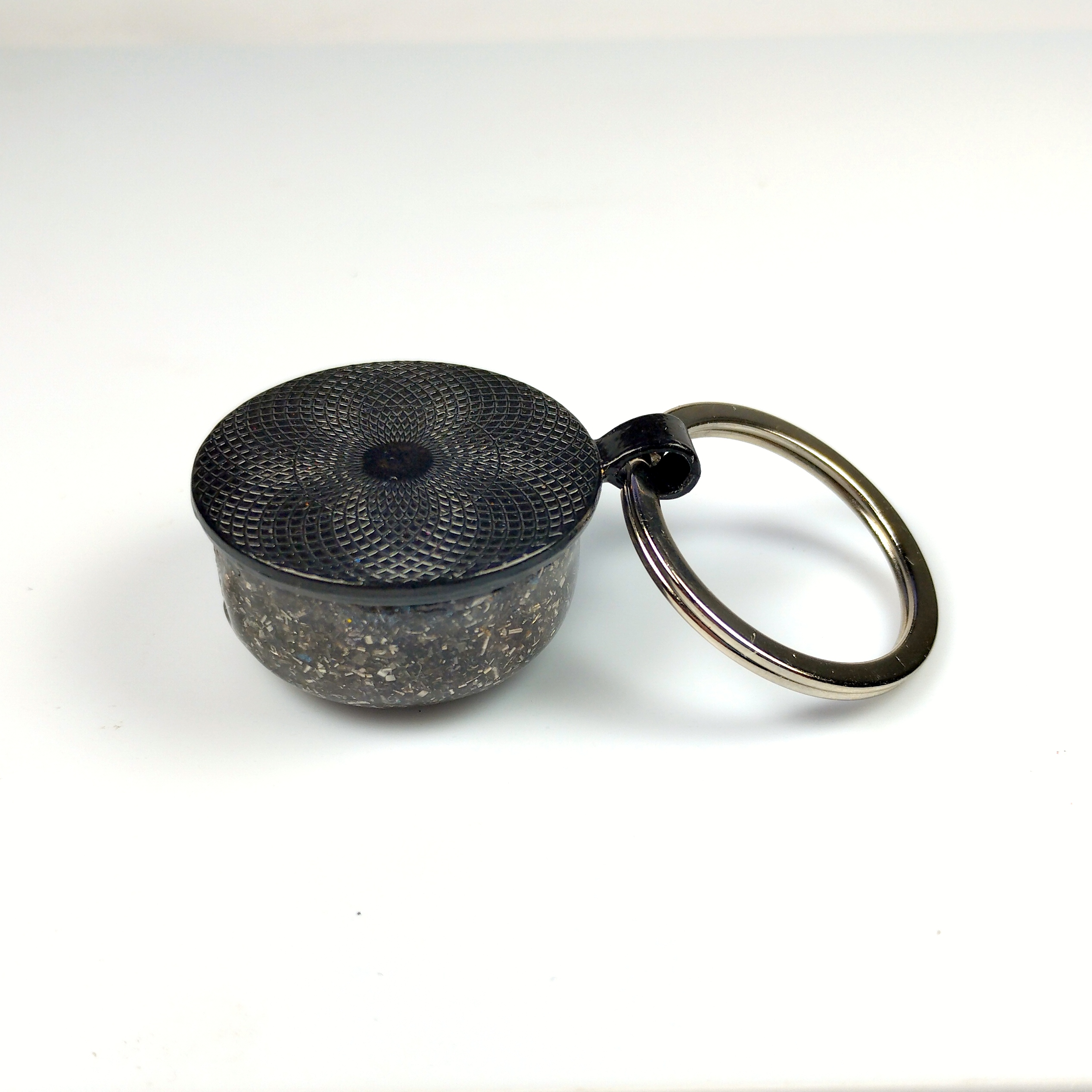 Llaveros de orgonita con TURMALINA NEGRA