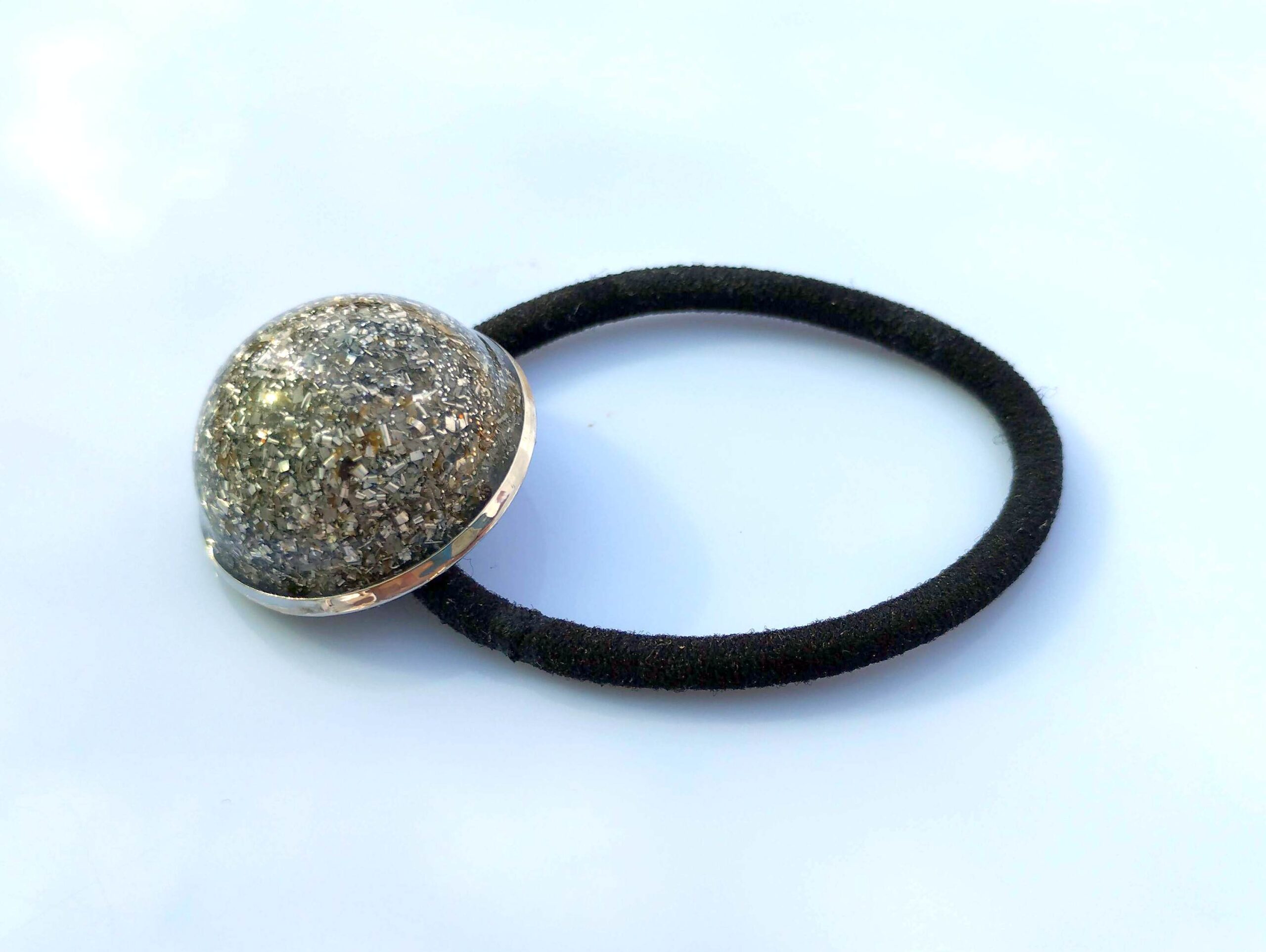 Orgonita pura con goma para el pelo electronite