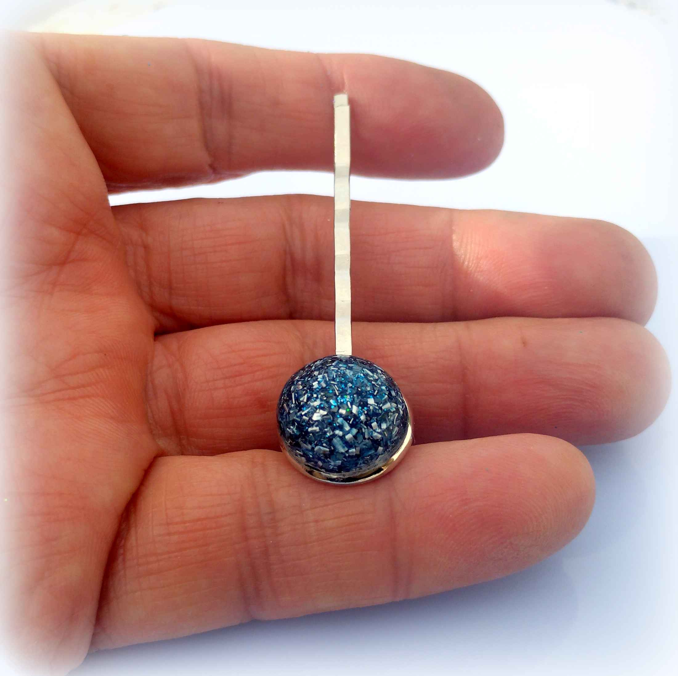 Horquilla de orgonita para el pelo electronite