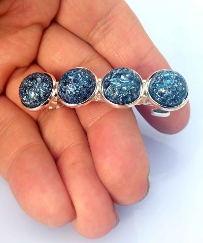 Horquilla para el pelo con 4 miniorgonitas.